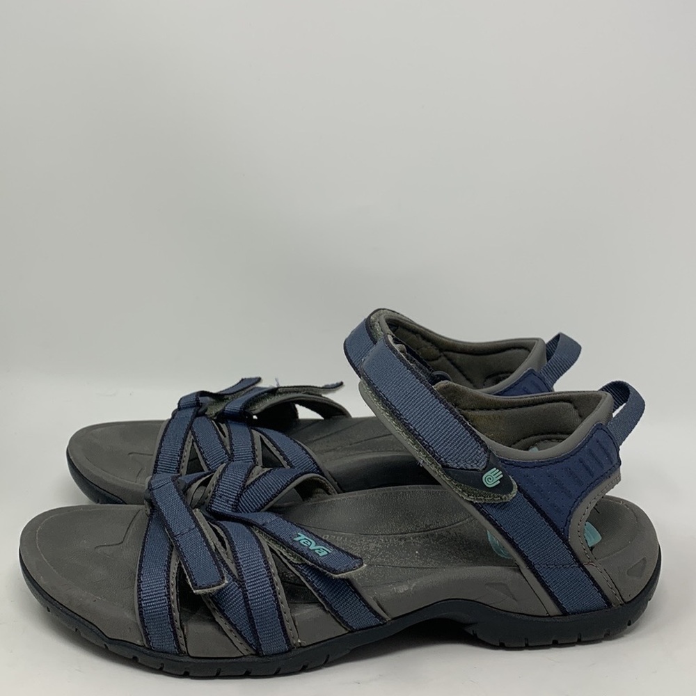 Teva Tirra Blue Outdoor Hiking Sandal Cushioned Quick Dry Comfort Walking - Picture 2 of 14